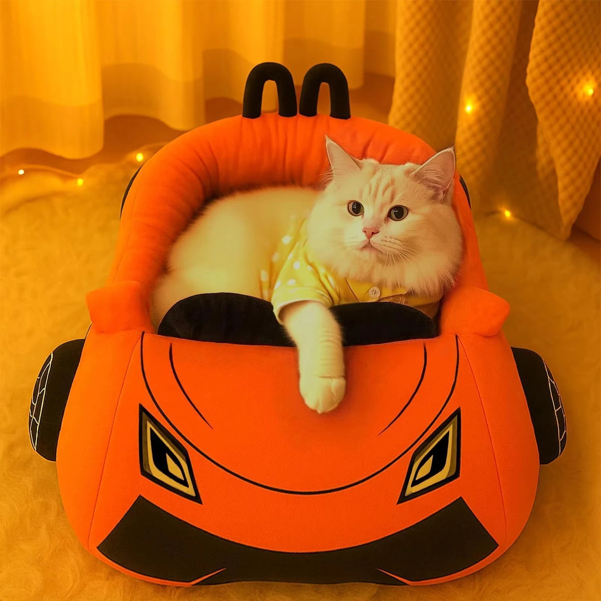 CWV Supercar Cat Bed Soft Washable Cozy Pet Sleeping Mat
