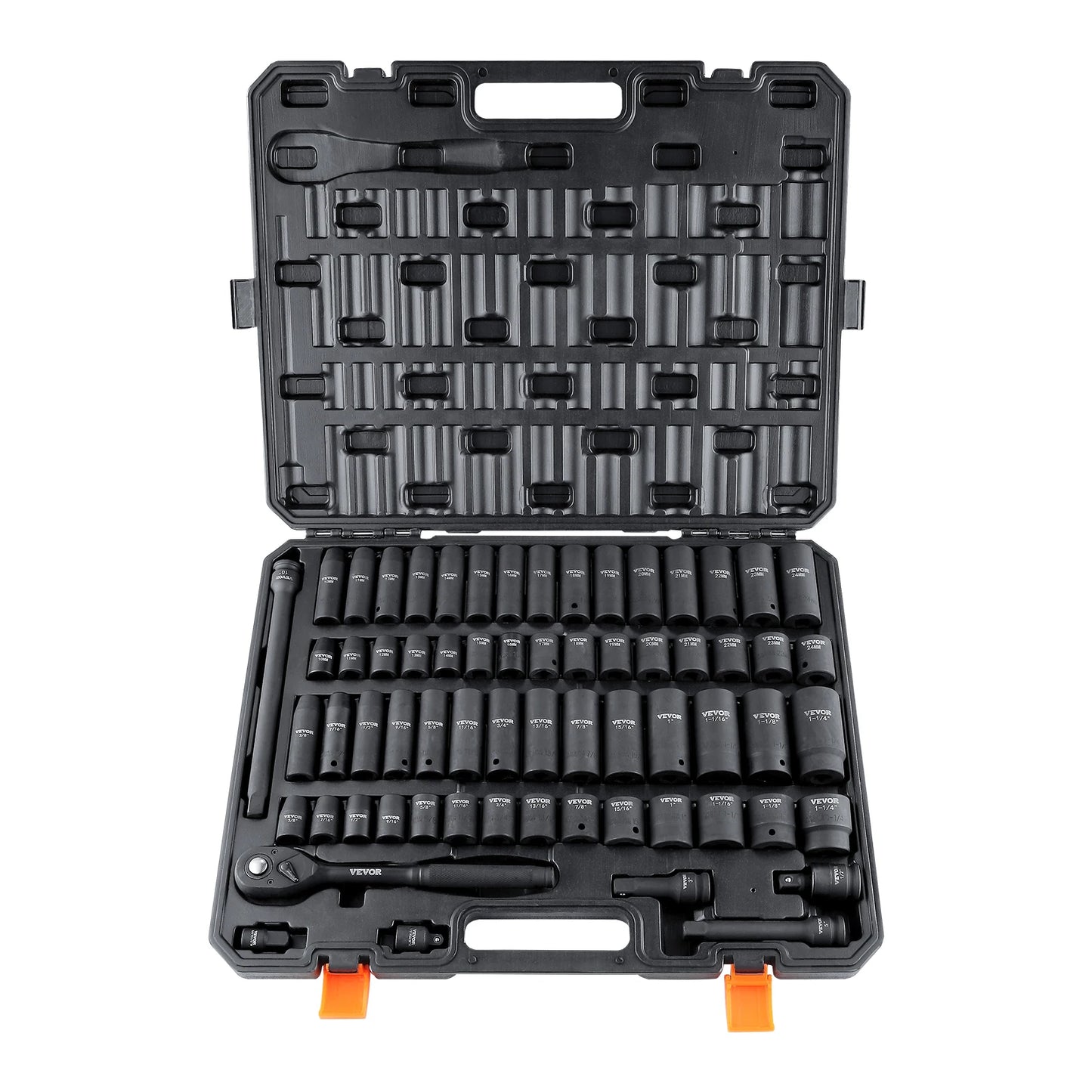 SucceBuy 6 Point CrV Impact Socket Set For Auto Repair