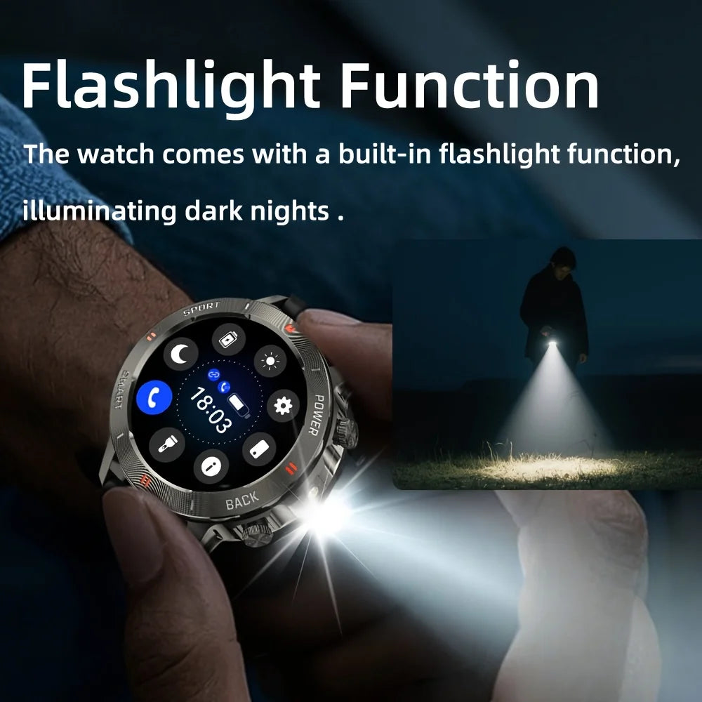 Senbono Smartwatch For Men Bluetooth Call Fitness Tracker Waterproof