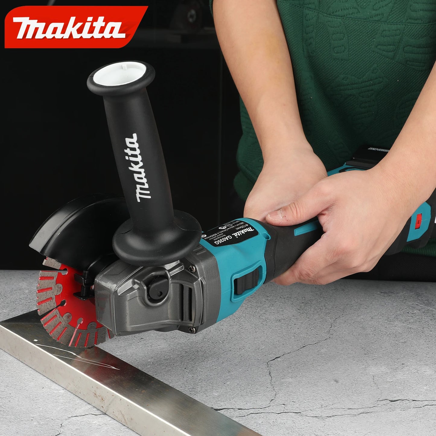 Makita GA035G High Power Cordless Lithium Brushless Angle Grinder