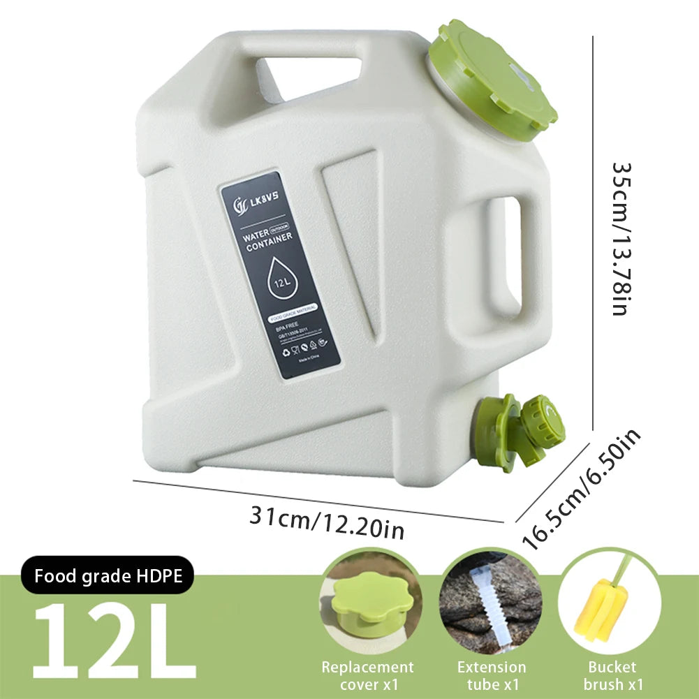 Leakproof Drinking Water Container with Spigot for Camping and Hiking