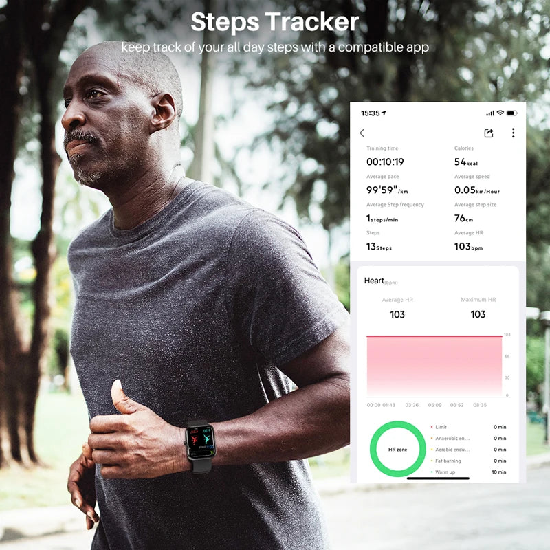 TOZO S2 Smartwatch Waterproof 5ATM Alexa Built In Fitness Tracker