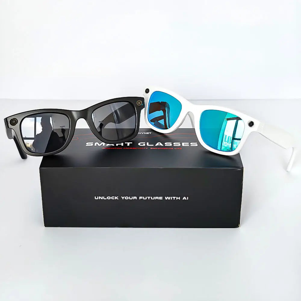 GS4 MAX Smart Glasses 8MP Camera AI Translator Music Player