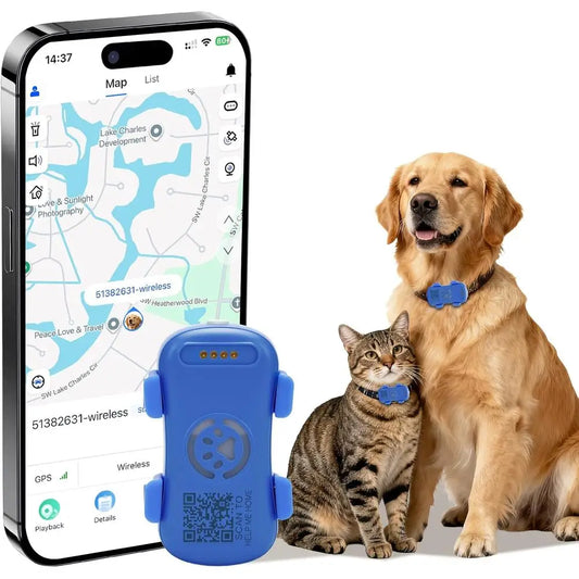 GPS Tracker for Dogs and Cats Real Time Location Alerts