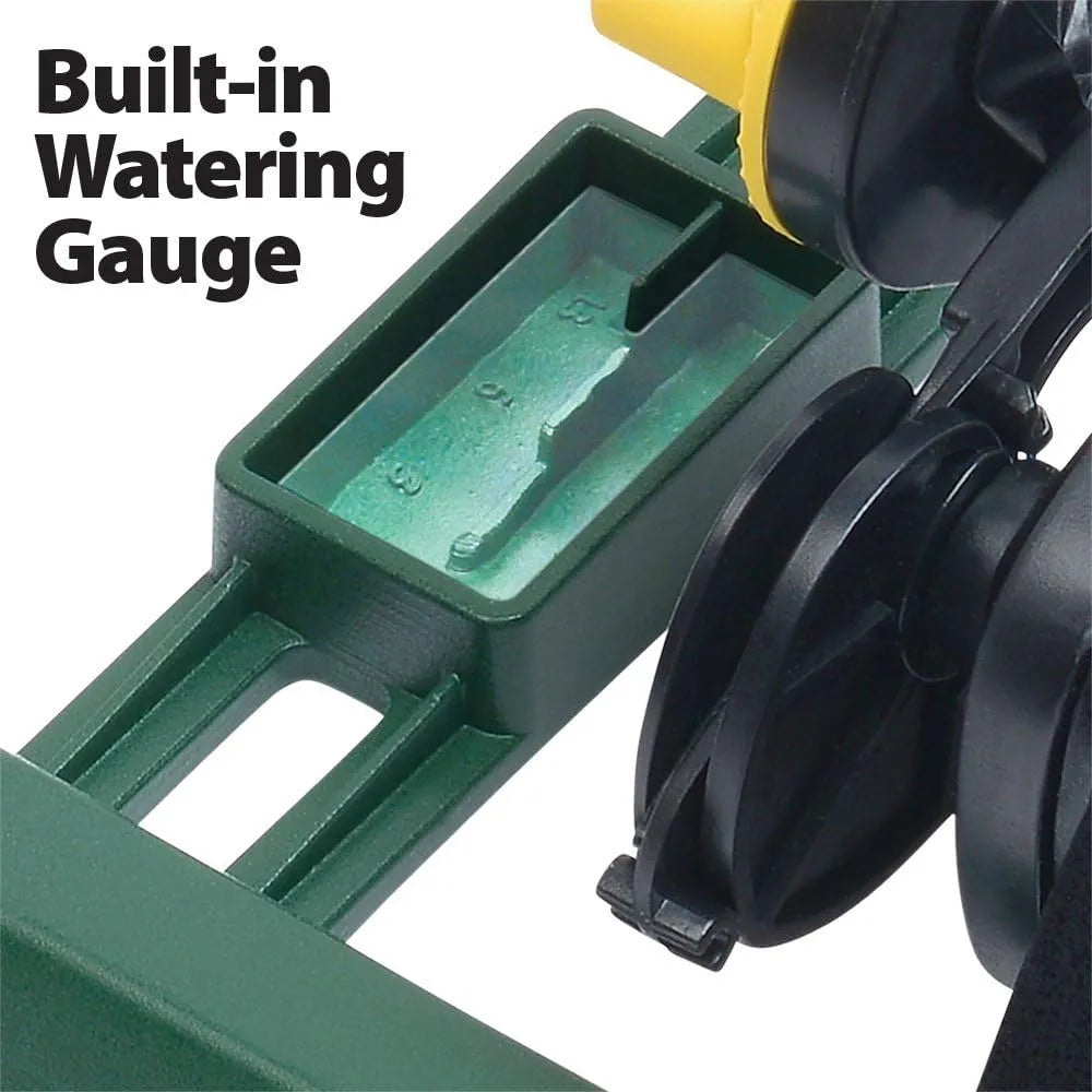 Oscillating Sprinkler with Brass Nozzles & QuickConnect Adapter, 3400 sq. ft