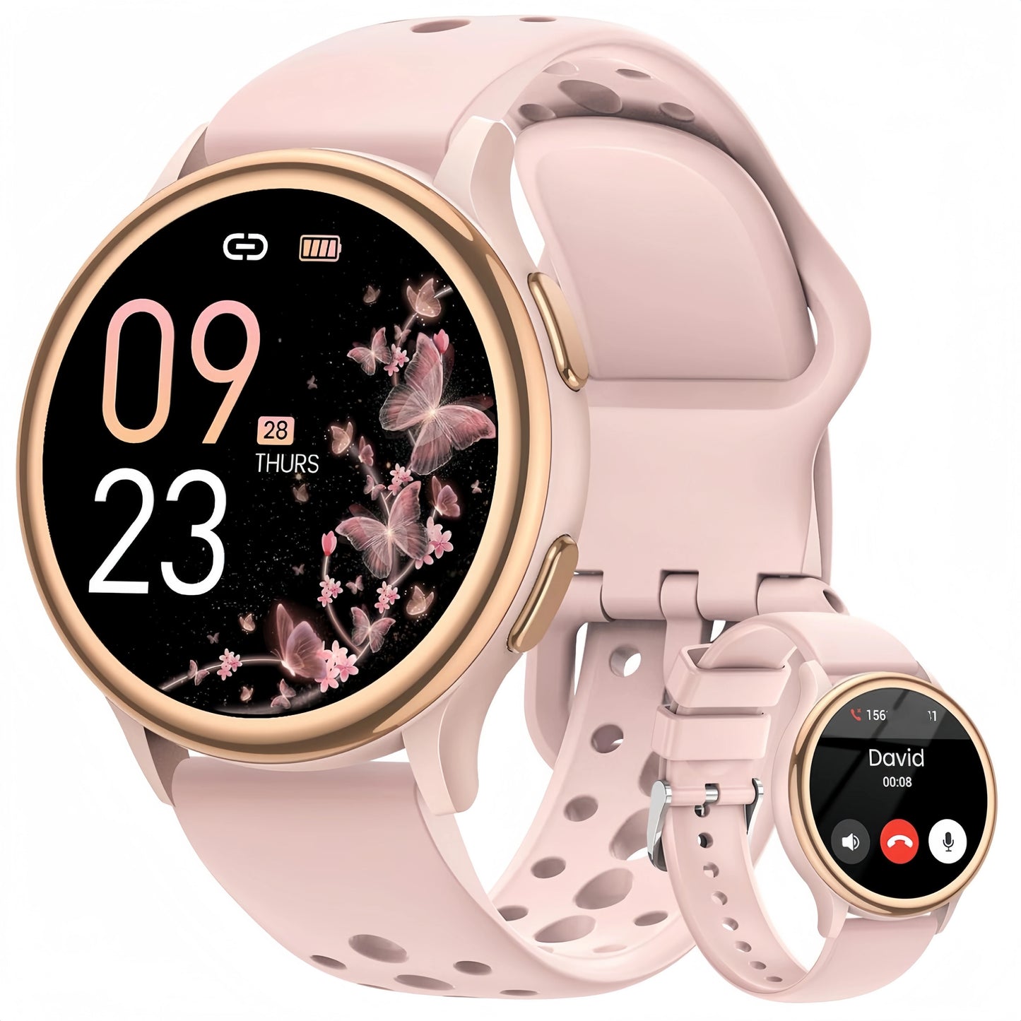 Anyloop Smartwatch For Women Fitness Tracker With iPhone Android