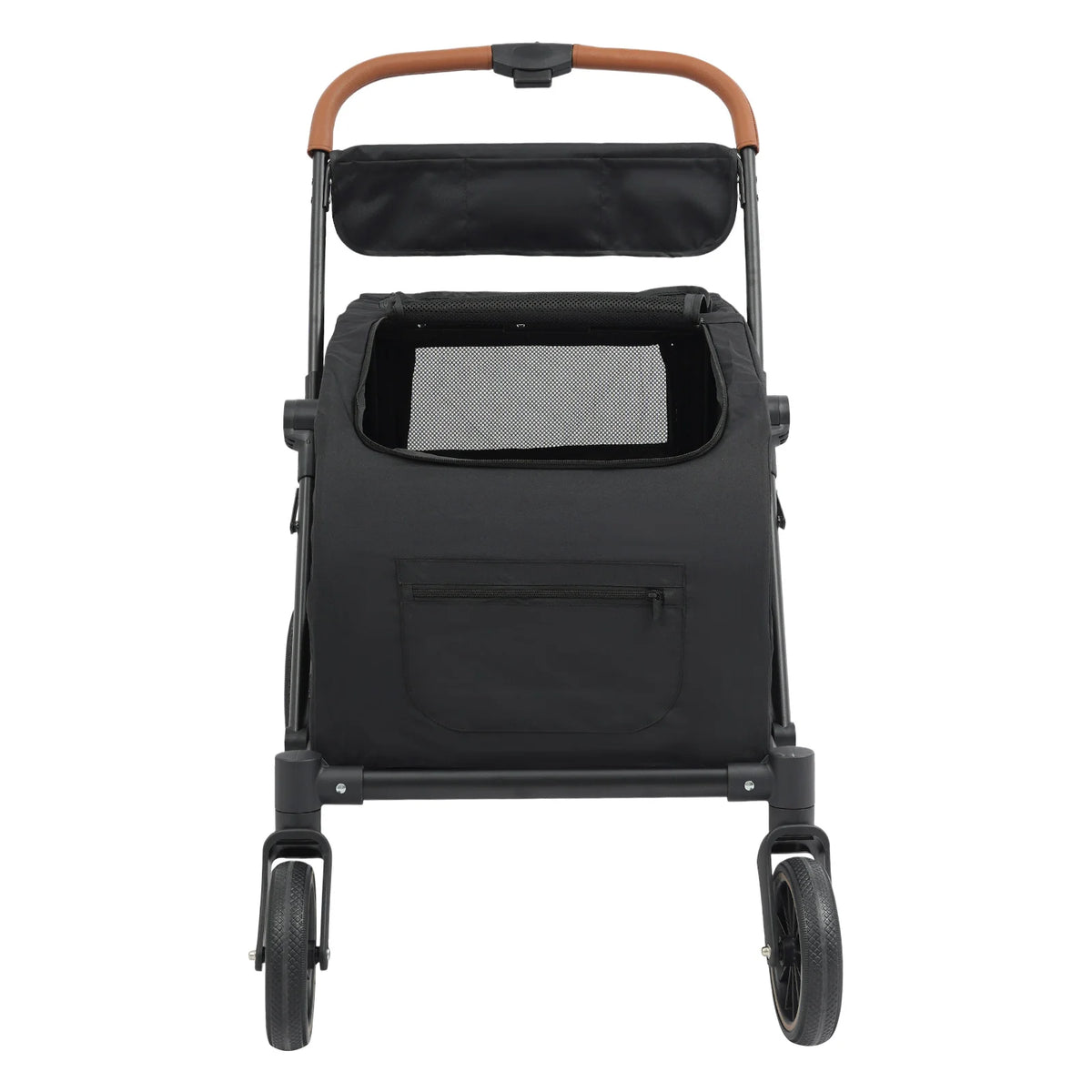 Foldable Dog Stroller with Detachable Cabin for Medium to Large Dogs Spacious Pet Stroller with Mesh Windows