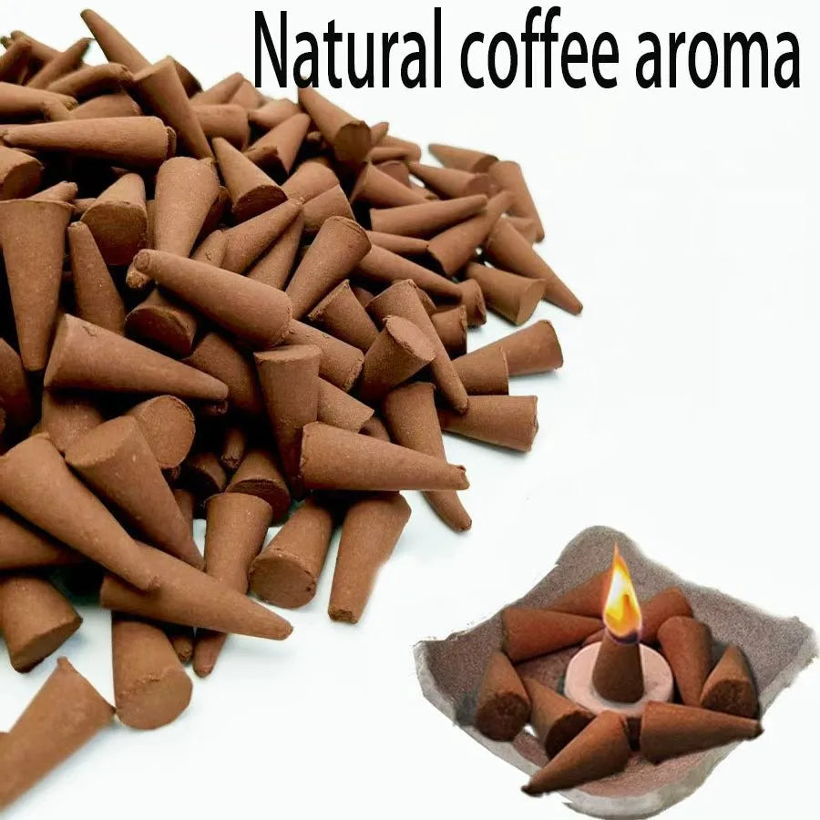 Coffee Scented Incense Cones for Home Yoga Meditation